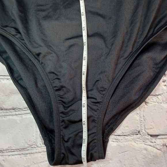 Leilani One-Shoulder Black One-Piece‎ Swimsuit – Size 10 NWOT - Picture 11 of 15